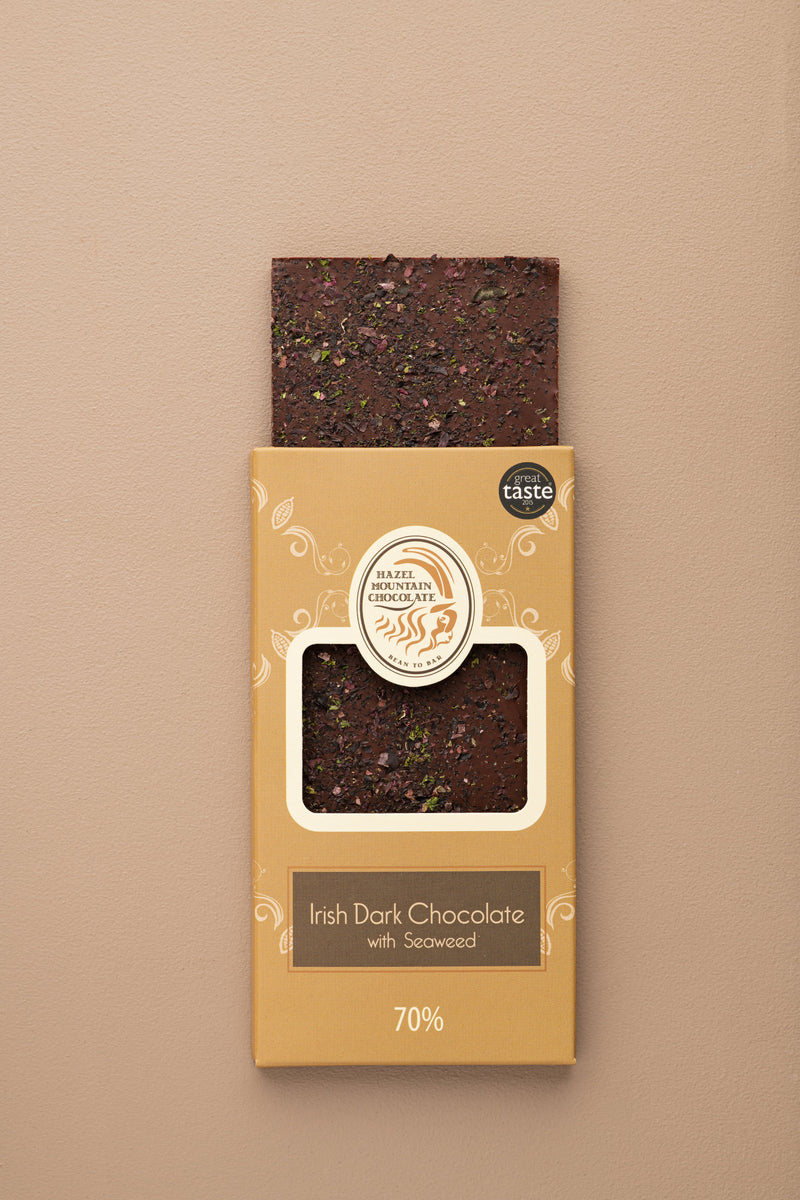 70 Dark Chocolate with Seaweed Hazel Mountain Chocolate