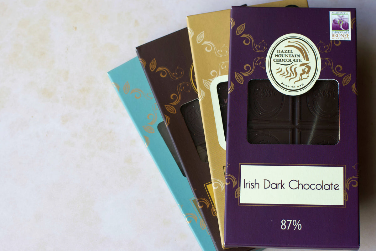 Irish Dark Chocolate Collection Hazel Mountain Chocolate